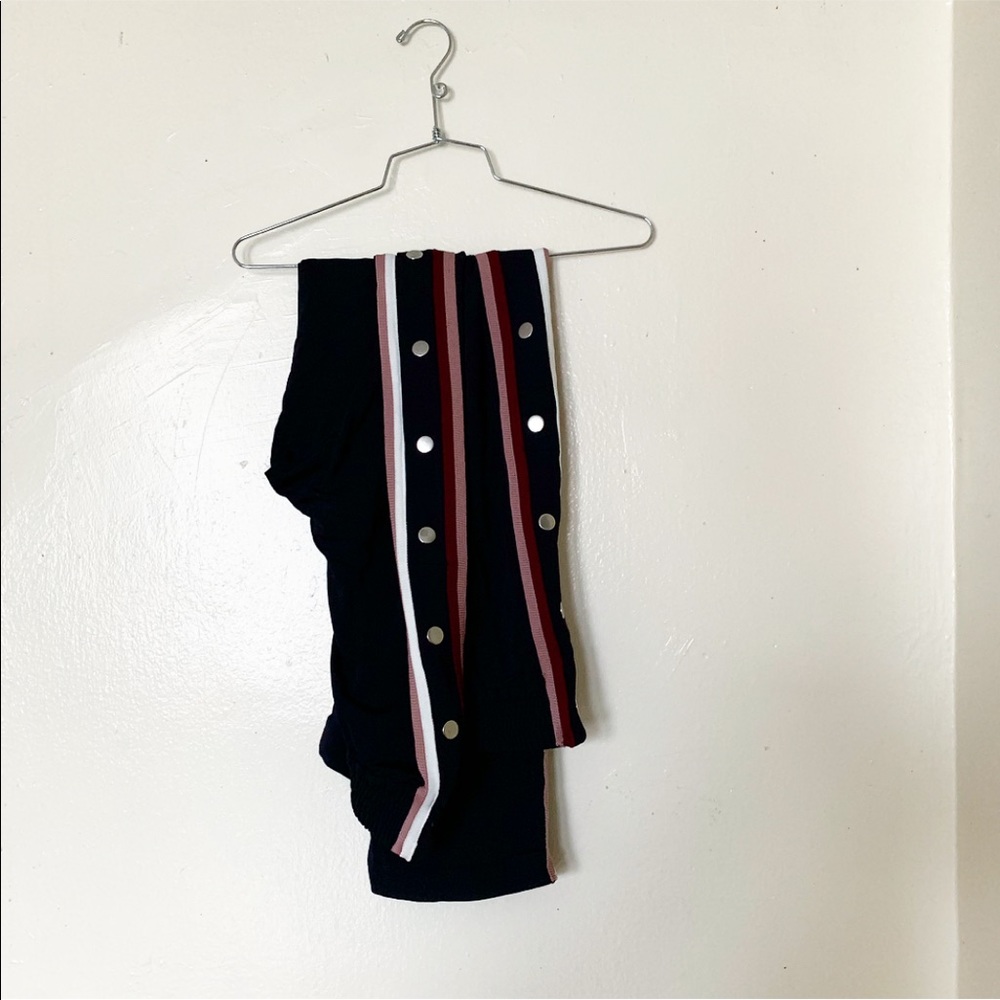 Side stripe trousers